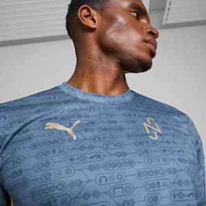 Neymar JR "BNA" Men's Football Jersey, Blue Horizon-Pelé Yellow, extralarge-IND